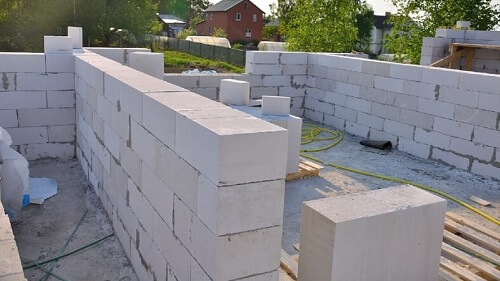 Кладка газосиликатных блоков в Смолевичах