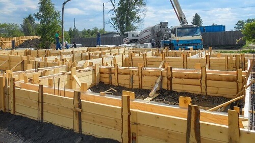 Ленточный фундамент для дома в Смолевичах