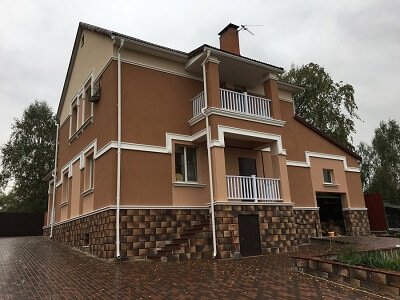 Наружная отделка дома в Смолевичах