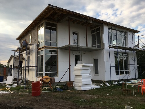 Утепление пенопластом наружных стен в Смолевичах